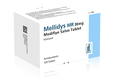 MELLIDYS MR 30 mg modifiye salım 60 tablet kutu görseli