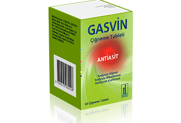 GASVIN DUA çiğneme tableti (48) kutu görseli