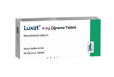 LUXAT 4 mg 28 çiğneme tableti kutu görseli