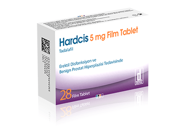 HARDCIS 5 mg 28 film kaplı tablet kutu görseli
