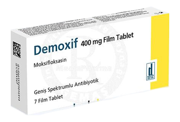 DEMOXIF 400 mg 7 film tablet kutu görseli