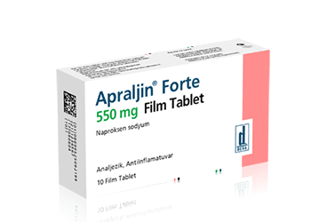 APRALJIN FORTE 550 mg 10 film tablet kutu görseli