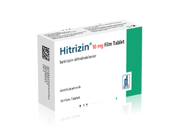 HITRIZIN 10 mg 10 film tablet kutu görseli