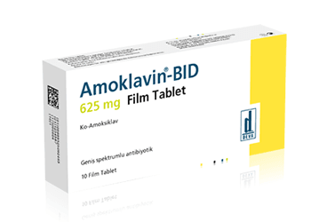 AMOKLAVIN BID 625 mg 10 tablet kutu görseli