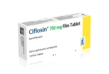 CIFLOSIN 750 mg 14 film tablet kutu görseli