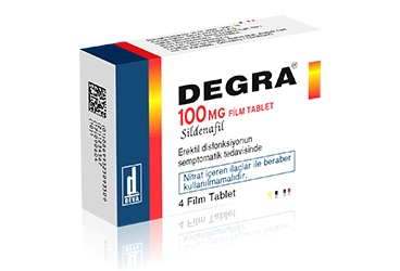 DEGRA 100 mg 4 film tablet kutu görseli