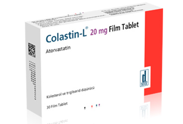 COLASTIN-L 20 mg 90 film tablet kutu görseli