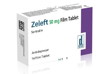 ZELEFT 50 mg 14 film tablet kutu görseli