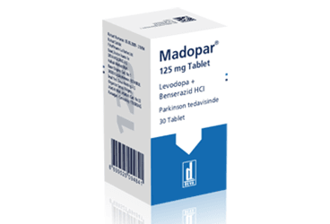 MADOPAR 125 mg 30 tablet {Deva} kutu görseli