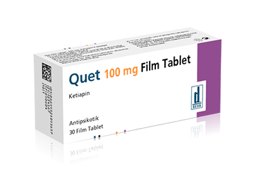 QUET 100 mg 30 film tablet kutu görseli