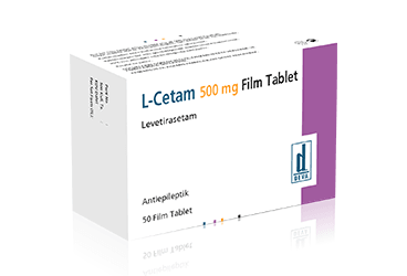 L-CETAM 500 mg 50 film tablet kutu görseli