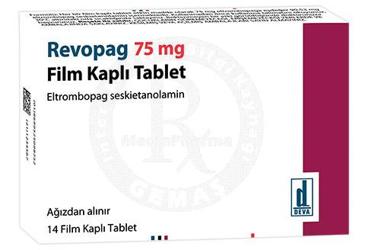 REVOPAG 75 mg film kaplı tablet (14 adet) kutu görseli