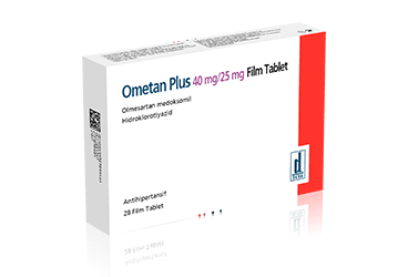 OMETAN PLUS 40/25 mg 28 film tablet kutu görseli