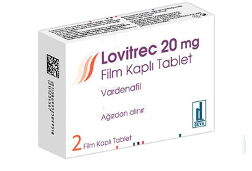 LOVITREC 20 mg film kaplı tablet (2 tablet) kutu görseli