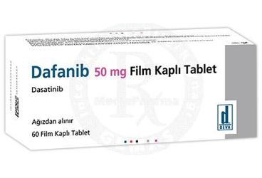 DAFANIB 50 mg film kaplı tablet (60 tablet) kutu görseli