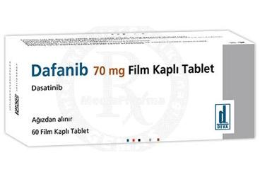 DAFANIB 70 mg film kaplı tablet (60 tablet) kutu görseli