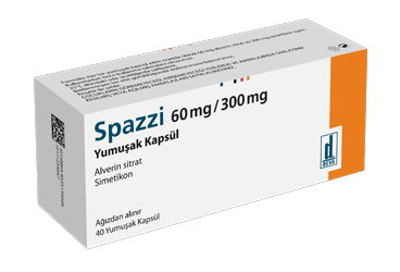 SPAZZI 60 mg/300 mg yumuşak kapsül (40 kapsül) kutu görseli