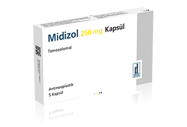 MIDIZOL 250 mg 5 kapsül kutu görseli