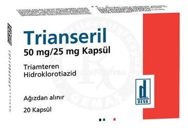 TRIAMTERIL 50 mg 20 kapsül kutu görseli