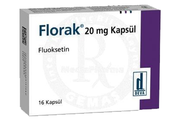 FLORAK 20 mg 24 kapsül kutu görseli