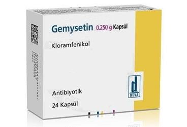 GEMYSETIN 250 mg 24 kapsül kutu görseli