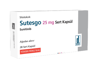 SUTESGO 25 mg sert kapsül (28 kapsül) kutu görseli