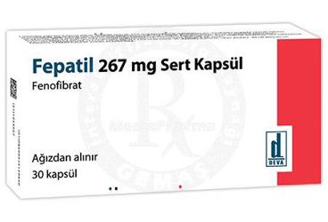 FEPATIL 267 mg sert kapsül (30 kapsül) kutu görseli
