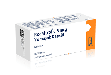 ROCALTROL 0.5 mcg 30 yumuşak kapsül kutu görseli