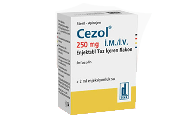 CEZOL IM/IV 250 mg 1 flakon kutu görseli