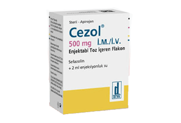 CEZOL IM/IV 500 mg 1 flakon kutu görseli
