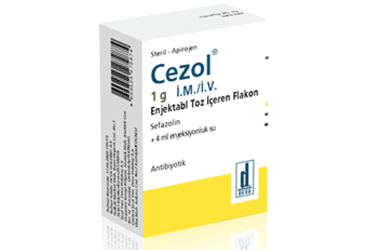 CEZOL IM/IV 1 gr 1 flakon kutu görseli