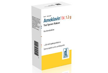 AMOKLAVIN IV 1.2 gr 1 flakon kutu görseli