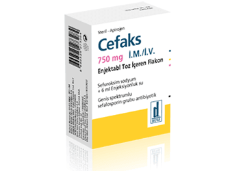 CEFAKS IV/IM 750 mg 1 flakon kutu görseli