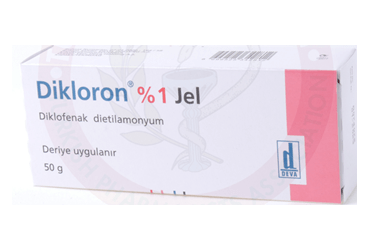 DIKLORON %1 50 gr jel kutu görseli