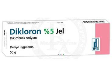 DIKLORON %5 jel (50 G) kutu görseli