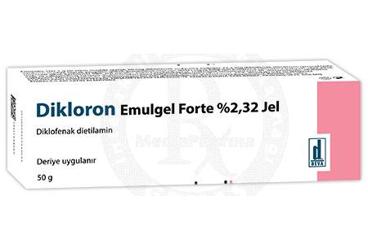 DIKLORON EMULGEL FORTE %2.32 jel (50 G) kutu görseli