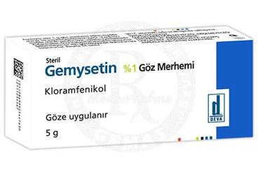 KEMICETINE oftalmik % 1 5 gr pomad {8699525447296} kutu görseli