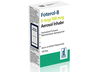 FOTEROL-B 6mcg/100 mcg aerosol inhaler 120 doz kutu görseli