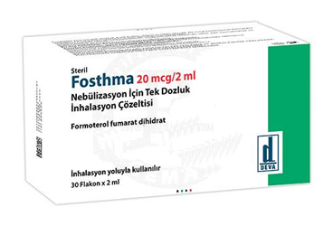 FOSTHMA 20 mcg/2 ml nebulizasyon için tek dozluk inhilasyon çözeltisi (30 flakon kutu görseli