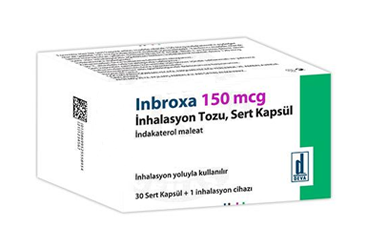 INBROXA 300 mcg inhilasyon tozu sert kapsül (90 kapsül) kutu görseli
