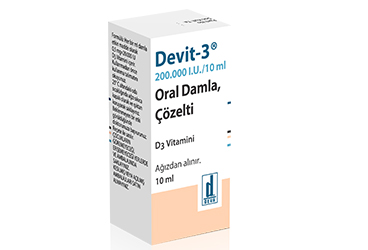 DEVIT-3 200.000 IU/ 10 ml oral damla. çözelti kutu görseli