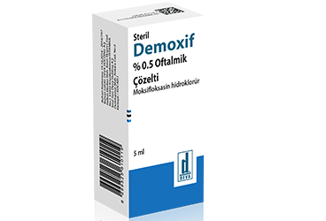 DEMOXIF %0.5 steril oftalmik çözelti 5 ml kutu görseli