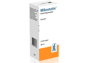 MIKOSTATIN oral süspansiyon 48 ml kutu görseli