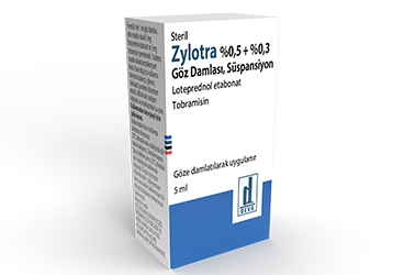 ZYLOTRA %0.5 + %0.3 göz damlası süspansiyon (1 adet) kutu görseli