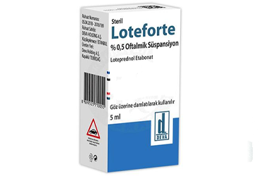 LOTEFORTE %0.5 oftalmik süspansiyon (5 ml) kutu görseli