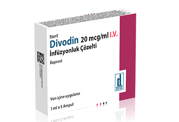 DIVODIN 20 mcg/ml IV infüzyonluk çözelti (5 ampül) kutu görseli