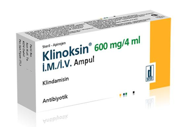 KLINOKSIN 600 mg 1 ampül kutu görseli