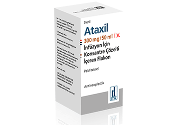 ATAXIL 300 mg/50 ml IV inf.için kon.çöz.içeren flakon kutu görseli