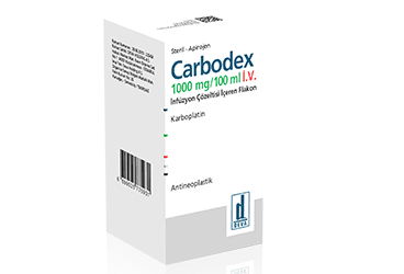 CARBODEX 1000 mg/100 ml IV inf. çöz. içeren flakon kutu görseli