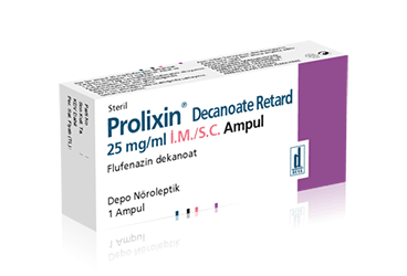 PROLIXIN DECONATE 25 mg 1 ampül {Deva} kutu görseli